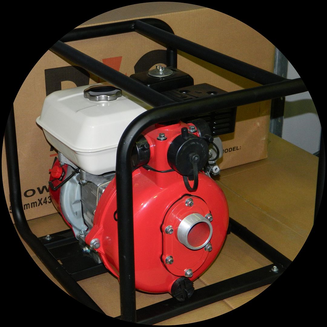 Fire Fighting Petrol Water Transfer Pump GX160 TWIN IMPELLER WITH A