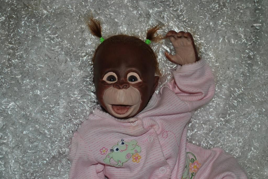 reborn gorilla doll