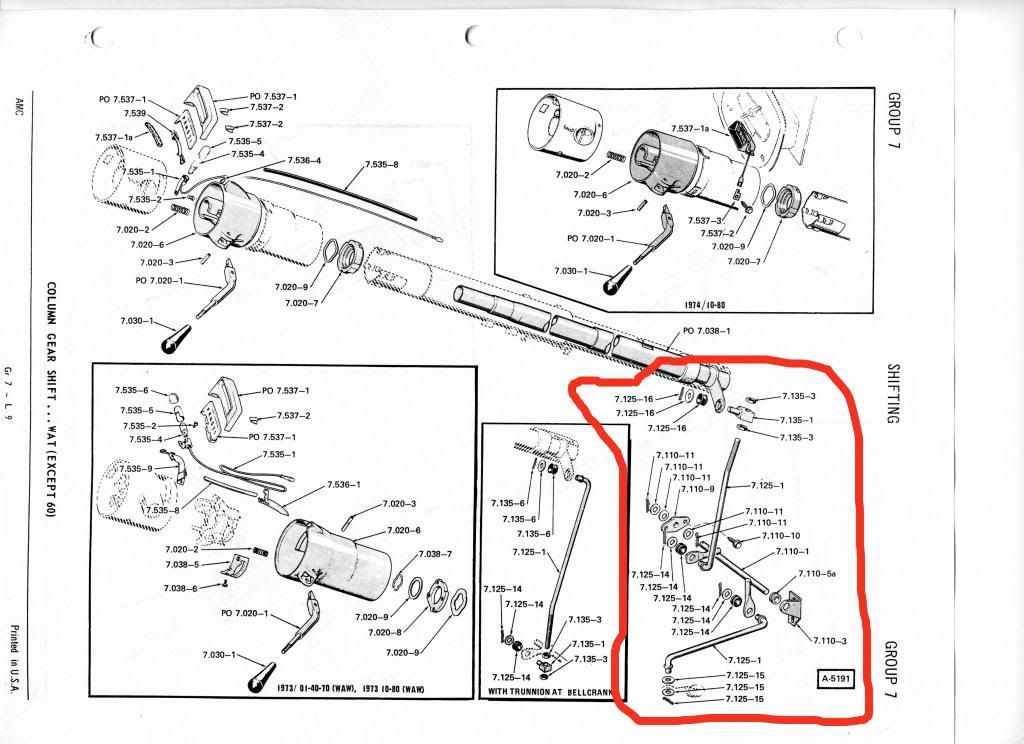 Column shift linkage? The AMC Forum Page 1