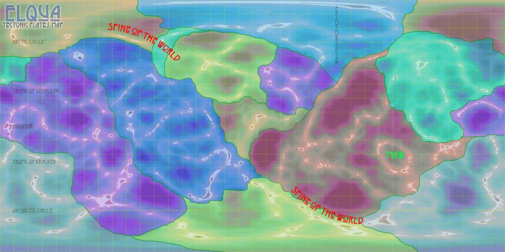 Tectonic plates of Elqua