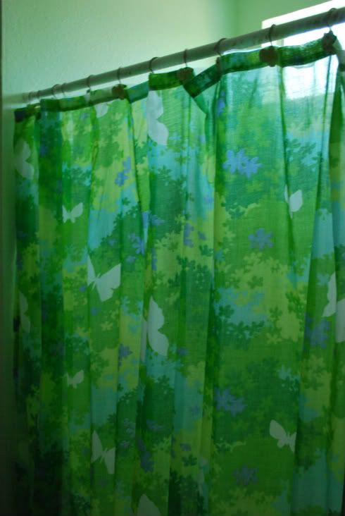 70s shower curtain