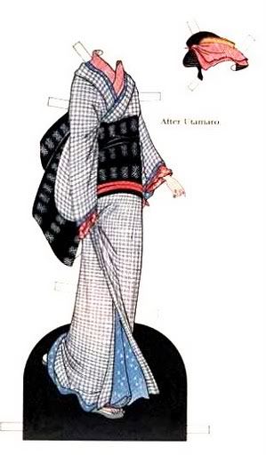 Japanese Kimono 13 | Paper dolls, Paper doll costume, Paper dolls printable