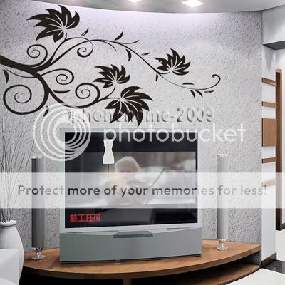 135*90cm Vine Wall Paper Art Sticker Decor Decal Sticker ML12  