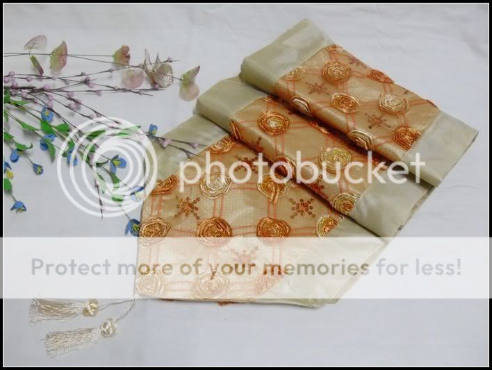 Orange Table Runner Wedding Decoration 1.8x0.33m ZQ18  