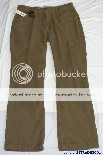 NWT$80NEW TREVERO BROWN LIGHT SOFT CORDUROY JEANS PANTS  